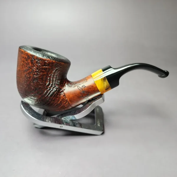 Morgan BlackJack 20 Limited Edition Sandblasted Dublin Briar Pipe, New - Image 4