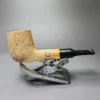 Morgan Bones Sandblasted Noswarmer Lovat Briar Pipe, New - Image 4