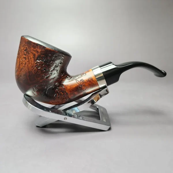 Morgan BlackJack 20 Sandblasted Dublin Briar Pipe, New - Image 4