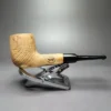 Morgan Bones Sandblasted Saddle Billiard Briar Pipe, New - Image 4