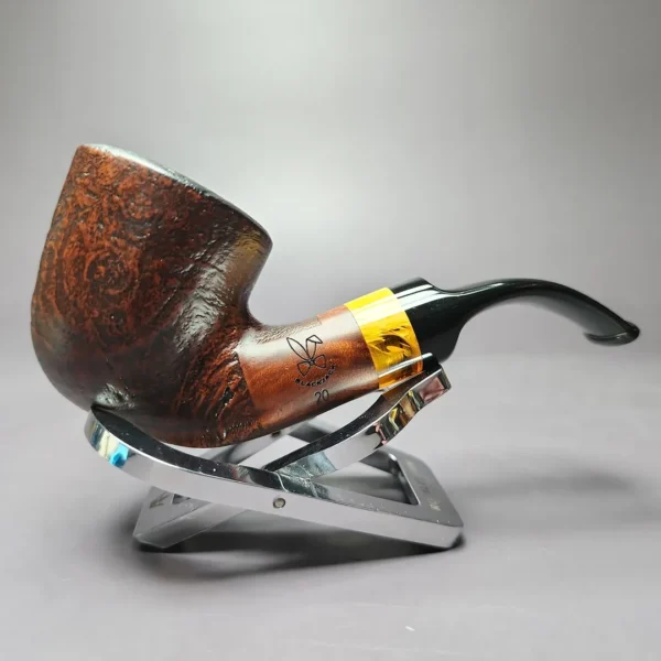 Morgan BlackJack 20 Limited Edition Sandblasted Dublin Briar Pipe, New - Image 4