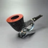 James Upshall Bark w/ Les Wood Silver Yachtsman Estate Briar Pipe, Unsmoked - Image 4