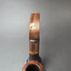 Savinelli Roma Lucite 614 Rusticated Bent Billiard Estate Briar Pipe, Italian Estates - Image 4