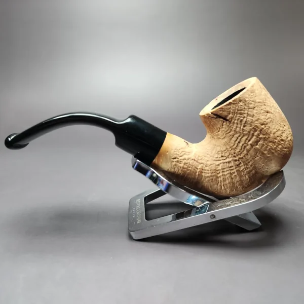 Morgan Bones Sandblasted Oom Paul Briar Pipe, New - Image 5