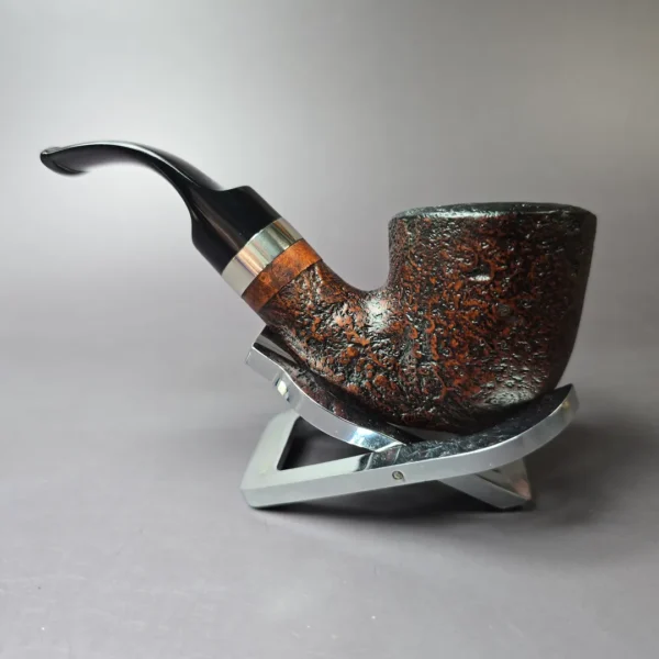 Morgan BlackJack 20 Sandblasted Dublin Briar Pipe, New - Image 4