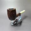 Savinelli Sasso 701 Rusticated Lovat Briar Pipe, 6mm, New - Image 4