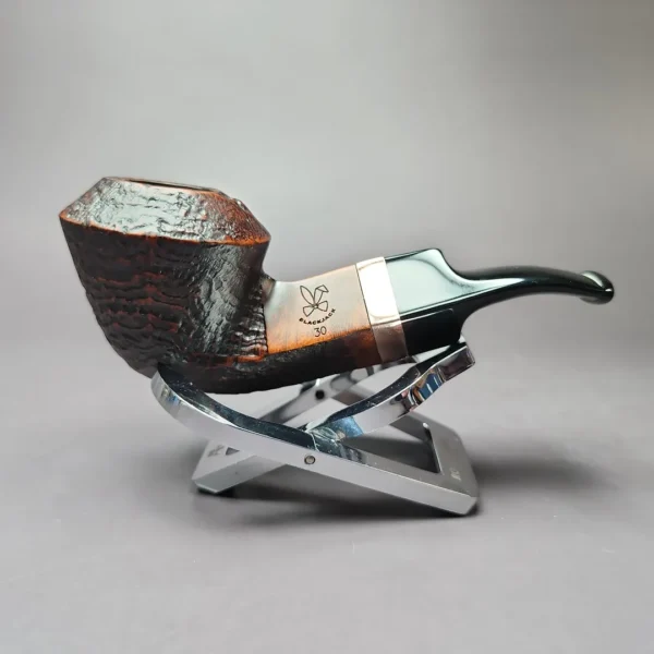 Morgan BlackJack 30 Sandblasted Bulldog Briar Pipe, New - Image 4