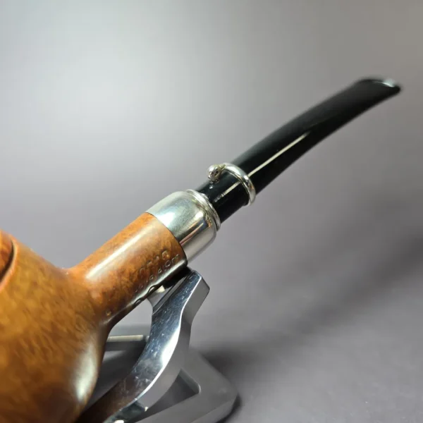 L'Anatra Smooth Bean Pot (2 Eggs) Estate Briar Pipe, Italian Estates - Image 4