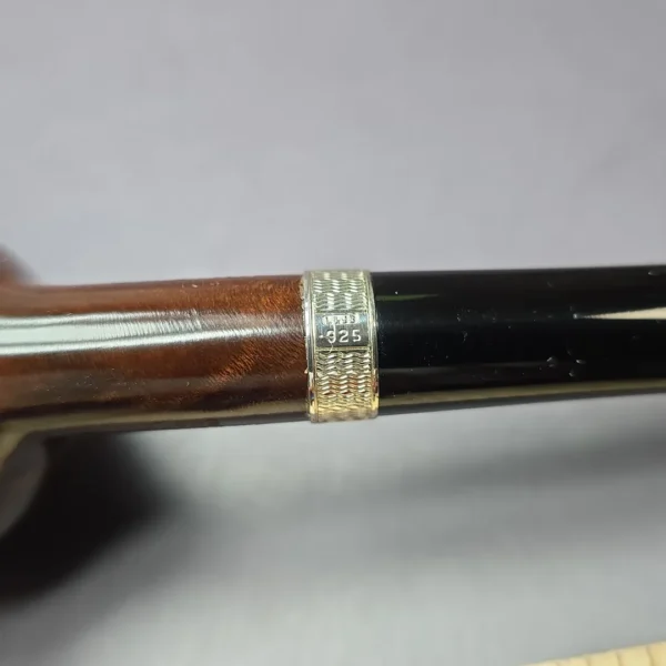 Jacobean Original by Les Wood Smooth Apple Estate Briar Pipe, Unsmoked - Image 4