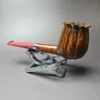 Andrey Kharitonov Smooth Tulip w/ Silver Handmade Briar Pipe, New - Image 5
