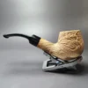 Morgan Bones Sandblasted Bent Apple Briar Pipe, New - Image 5