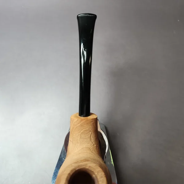 Morgan Bones Sandblasted Demiwarden Apple Briar Pipe, New - Image 5