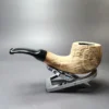 Morgan Bones Sandblasted Nosewarmer Pot Briar Pipe, New - Image 5