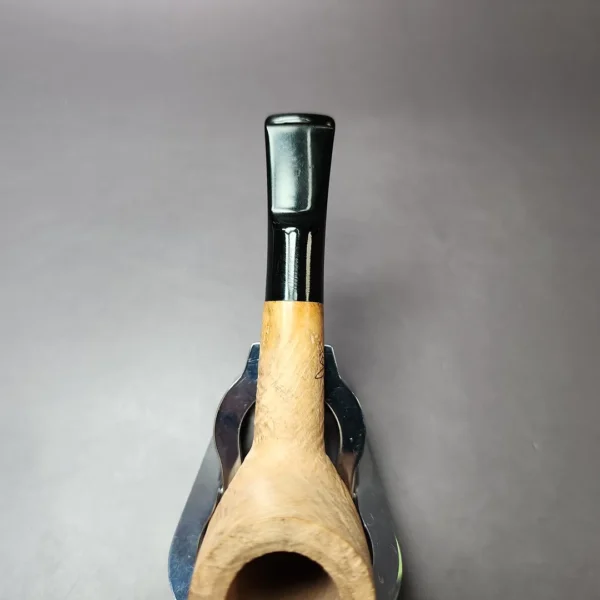 Morgan Bones Sandblasted Nosewarmer Lovat Briar Pipe, New - Image 5