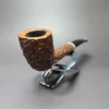 Castello Sea Rock KK 39 Rusticated Zulu Estate Briar Pipe, Italian Estates - Image 5