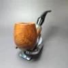 Savinelli Dry System 1616 Smooth Bent Billiard Estate Briar Pipe, Italian Estates 6mm - Image 5