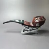 Unknown Sandblasted Bent Bulldog Estate Briar Pipe, English Estates - Image 5