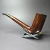 JT Cooke 2001 Magnum Smooth 1/4 Bent Stack Estate Briar Pipe, Unsmoked - Image 5