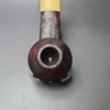 Mina Pipes Sandblasted Wide Shank Bulldog Estate Briar Pipe Unsmoked - Image 5