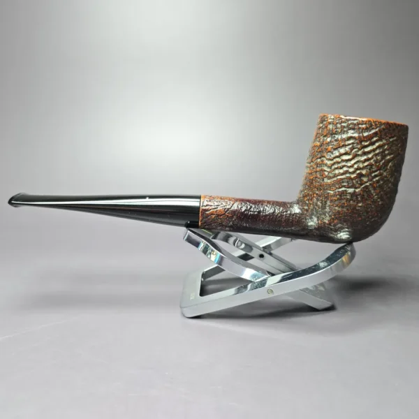 Comoy's Sandblast 186 Sandblasted Billiard Estate Briar Pipe, English Estates - Image 5
