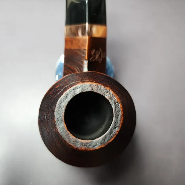 Morgan BlackJack 20 Sandblasted Bulldog Briar Pipe, New - Image 5