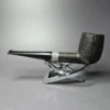 Dunhill 1980 Shell 4103 Billiard w/ Silver Estate Briar Pipe, English Estates - Image 5