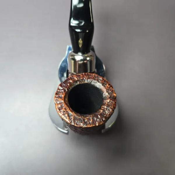 Savinelli Dry System 621 Rusticated Bent Dublin Estate Briar Pipe, Italian Estates - Image 5