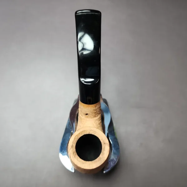 Morgan Bones Sandblasted Oom Paul Briar Pipe, New - Image 6