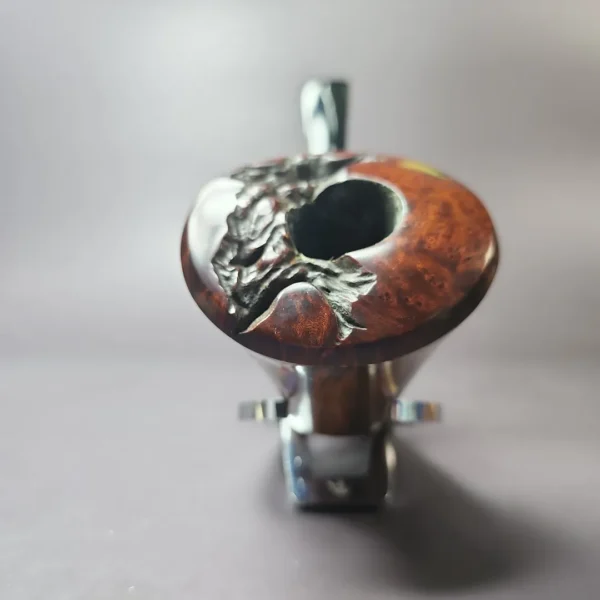 SU Pipes XL Smooth Dublin w/ Ivorite Handmade Briar Pipe, New - Image 6
