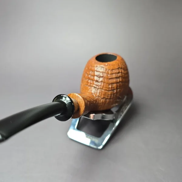 Quad City Pipes Sandblasted Micke Estate Briar Pipe, American Estates - Image 5