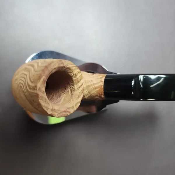 Morgan Bones Sandblasted Bent Billiard Briar Pipe New - Image 5