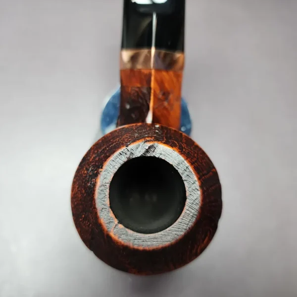 Morgan BlackJack 30 Sandblasted Bulldog Briar Pipe, New - Image 5