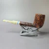 Savinelli Sasso 701 Rusticated Lovat Briar Pipe, 6mm, New - Image 5