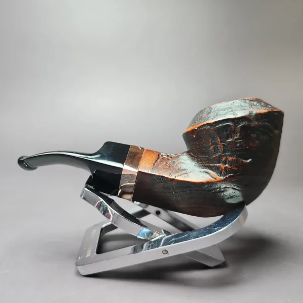 Morgan BlackJack 30 Sandblasted Bulldog Briar Pipe, New - Image 5
