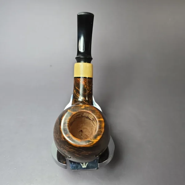 Mina Pipes Smooth Author w/ Boxwood Estate Briar Pipe, Unsmoked - Image 5