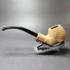 Morgan Bones Sandblasted Demiwarden Apple Briar Pipe, New - Image 6