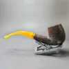 Savinelli for Pipes Ltd Rusticated Bent Billiard Estate Briar Pipe, Italian Estates - Image 6