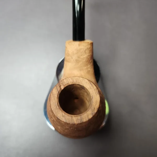 Morgan Bones Sandblasted Demi-warden Estate Briar Pipe, New - Image 6