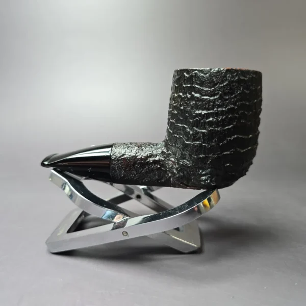 Dunhill 2001 Ring Grain 4903 Sandblasted Nosewarmer Estate Briar Pipe, English Esates - Image 6