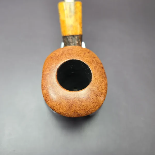 Randy Wiley Galleon Rusticated Freehand Estate Briar Pipe - Image 6