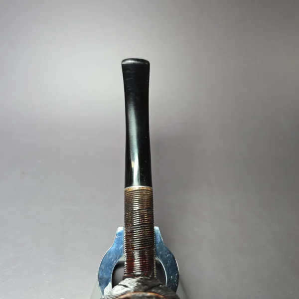 Kaywoodie Fine Line Wire Rusticated Pot Estate Briar Pipe, American Estates - Image 6