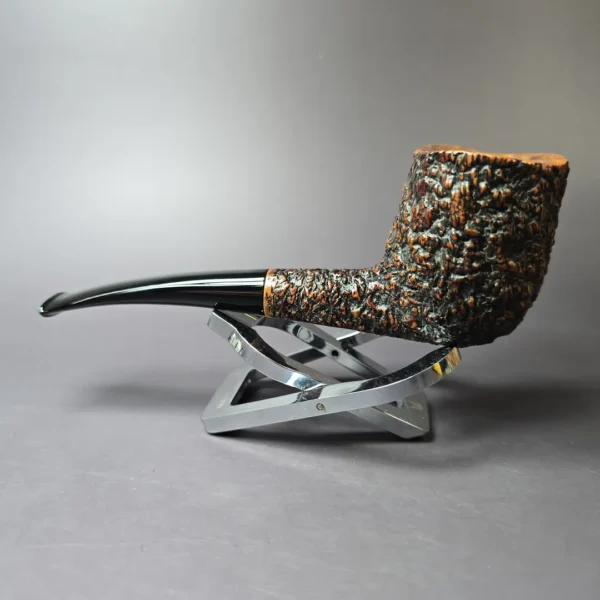 Castello Sea Rock KKK 19 Rusticated Zulu Estate Briar Pipe, Italian Estates - Image 6