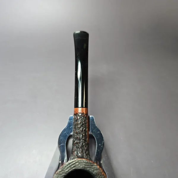 Jarl 12 Partially Rusticated Vase Dublin Estate Briar Pipe, Danish Estates - Image 6
