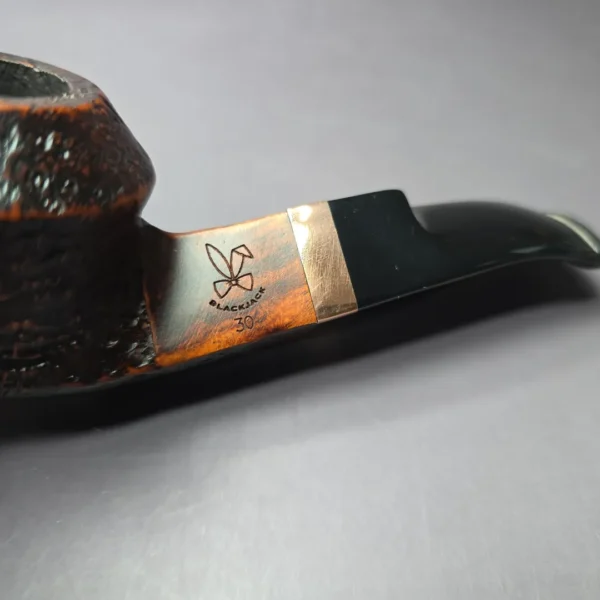 Morgan BlackJack 30 Sandblasted Bulldog Briar Pipe, New - Image 6