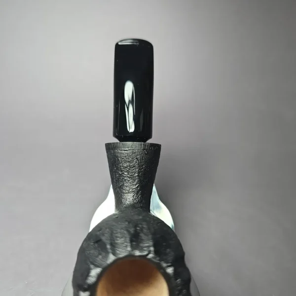Peter Toth Sandblasted Freehand Handmade Briar Pipe, New - Image 6