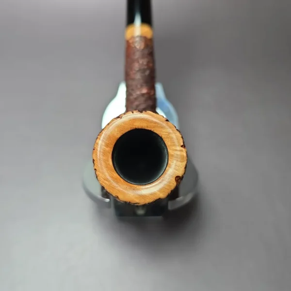 Walt Cannoy 10th Anniversary Cardinal House Munn E25 Handmade Briar Pipe, New - Image 6