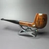 James Upshall P Grade Grp 5 Smooth Panel Shank Apple Estate Briar Pipe, Unsmoked - Image 6