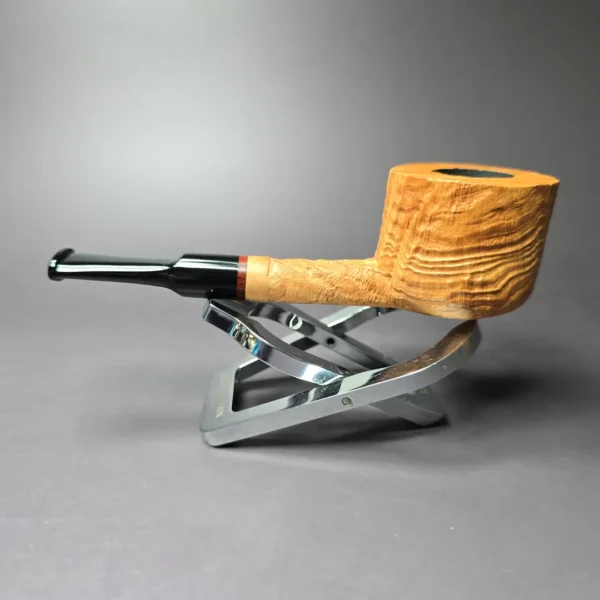 Proxima by Piero Vitale Sandblasted Pot Briar Pipe, New - Image 6