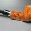 Giordano Lucca 0 Smooth Panel Shank Brandy Estate Briar Pipe, Unsmoked, 9mm - Image 6