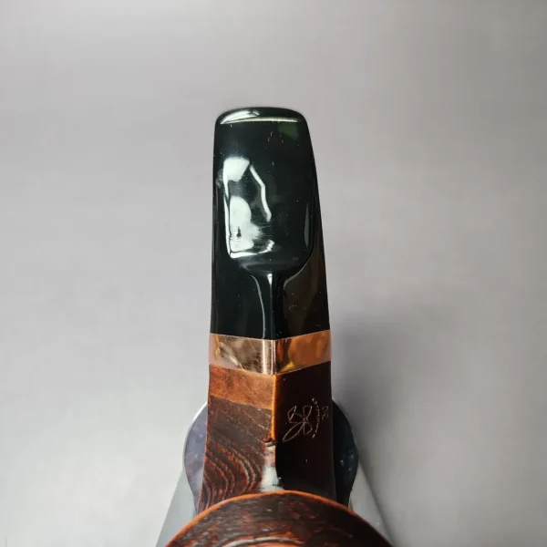 Morgan BlackJack 20 Sandblasted Bulldog Briar Pipe, New - Image 6